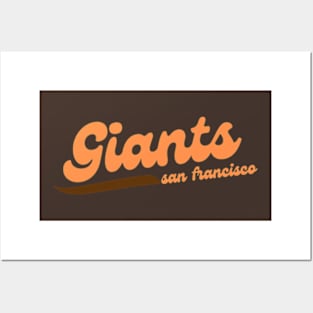 giants baseball Posters and Art